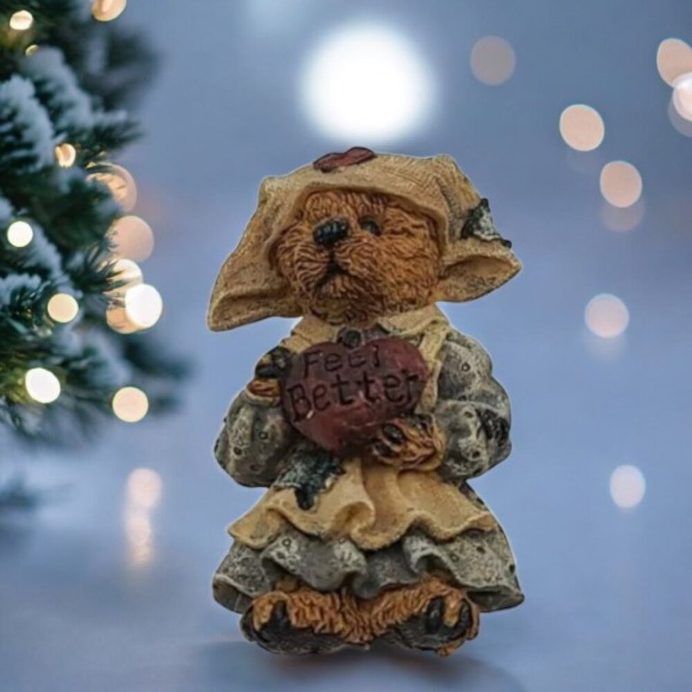 BOYD'S BEARS “Clara the Nurse” Pin – Feel Better Heart Edition!